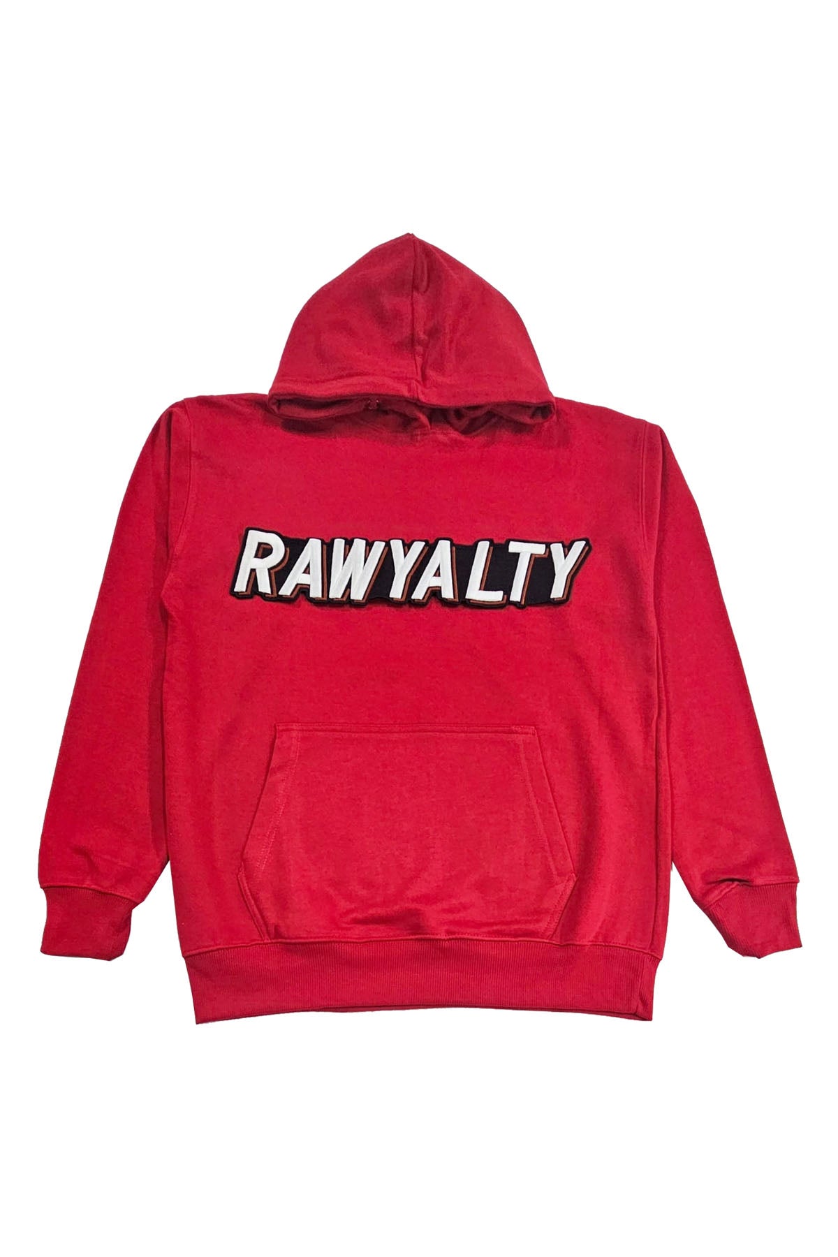 Men 004 RAWYALTY White 3D Embroidery Hoodie