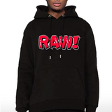 Men 006 RAW Bubble Red Chenille Hoodie