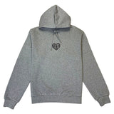 Men Broken Soul BS1B Black Silicone Hoodie