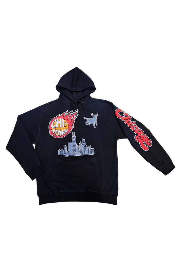 Men Rawyalty City Edition Chicago Hoodie