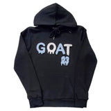 Men GOAT Baby Blue/White Chenille Hoodie