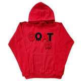 Men GOAT Red/Black Chenille Hoodie