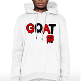 Men GOAT Red/Black Chenille Hoodie