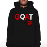 Men GOAT Red/White Chenille Hoodie