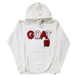 Men GOAT Red/White Chenille Hoodie