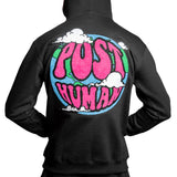 Men Post Human Vs The World Chenille Hoodie