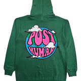 Men Post Human Vs The World Chenille Hoodie