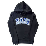 Men RARE Camo Blue Chenille Hoodie