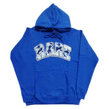 Men RARE Camo Blue Chenille Hoodie