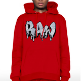 Men RAW Drip Silver Bling Hoodie