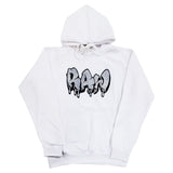 Men RAW Drip Silver Bling Hoodie