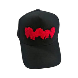 Men RAW Drip Red Chenille Hat