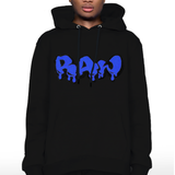 Men RAW Drip Royal Chenille Hoodie