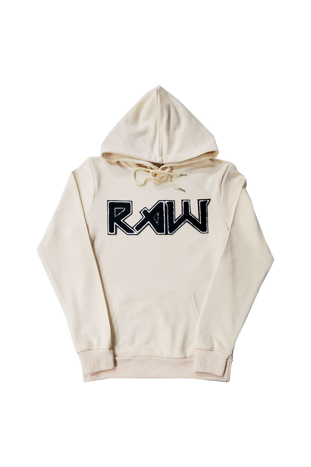 Men RAW Edition 1 Black Chenille Hoodie