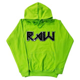 Men RAW Edition 1 Black Chenille Hoodie