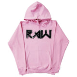 Men RAW Edition 1 Black Chenille Hoodie