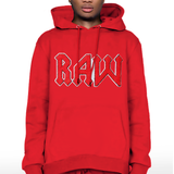 Men RAW Edition 3 Red Chenille Hoodie