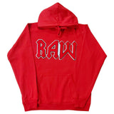 Men RAW Edition 3 Red Chenille Hoodie