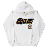 Men RAW Retro Flower Chenille Hoodie