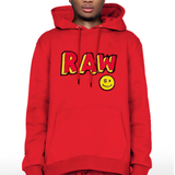 Men RAW Smiley Chenille Hoodie