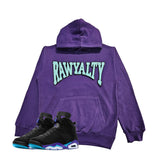 Men Rawyalty Aqua Chenille Hoodie