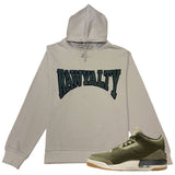 Men Rawyalty Olive Chenille Hoodie