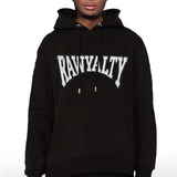 Men Rawyalty White Chenille Hoodie