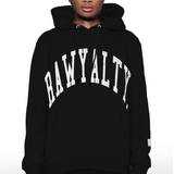 Men Rawyalty Authentic White Puff Print Hoodie