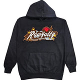 Men Rawyalty Unusual Suede Hoodie