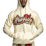 Men Rawyalty Unusual Suede Hoodie