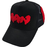 Men RAW Drip 23 Red Chenille Hat