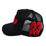 Men RAW Drip 23 Red Chenille Hat