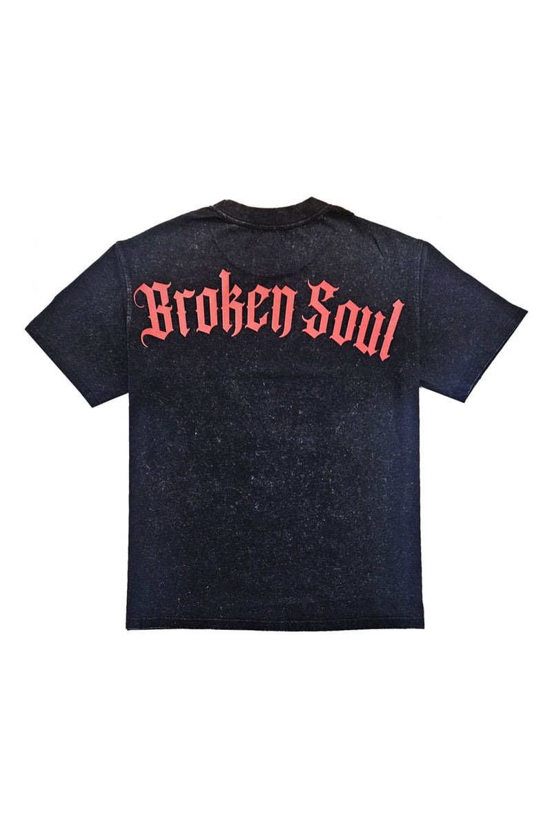 Men Broken Soul Try Me Oversized T-Shirt