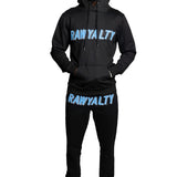 Men 004 RAWYALTY Carolina Blue 3D Embroidery Hoodie and Jogger Set