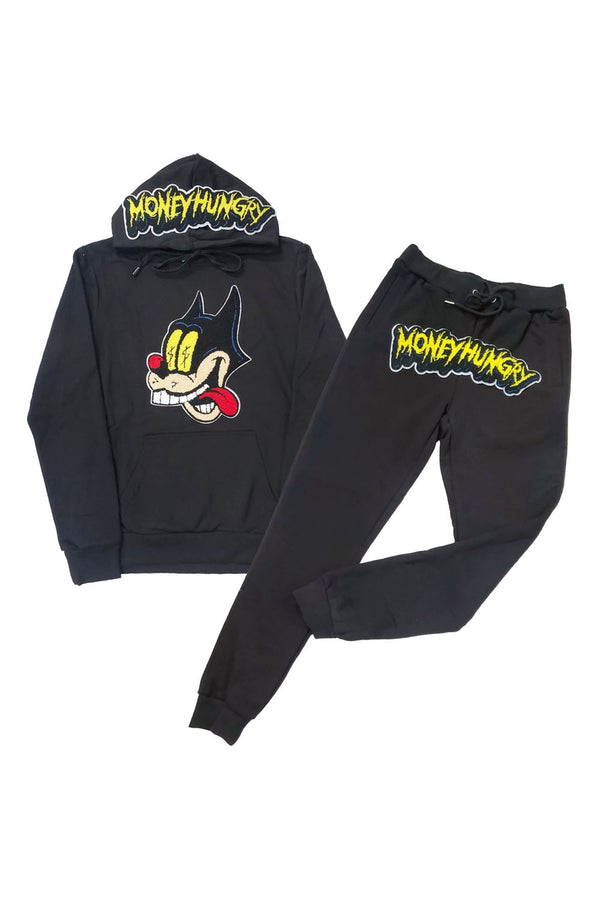 Men Cash Chenille Hoodie and Joggers Set