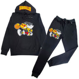 Men Rawballer Chenille Hoodie and Joggers Set