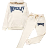 Men Rawyalty Grey Chenille Hoodie and Joggers Set