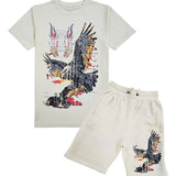 Men Outlaws T-Shirt and Cotton Shorts Set