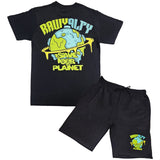 Men Save Our Planet T-Shirt and Cotton Shorts Set