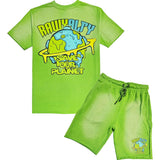 Men Save Our Planet T-Shirt and Cotton Shorts Set