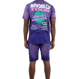 Men Worldwide T-Shirt and Cotton Shorts Set