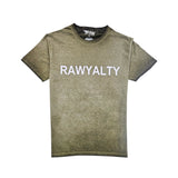 Men 007 RAWYALTY White Rubberized T-Shirt