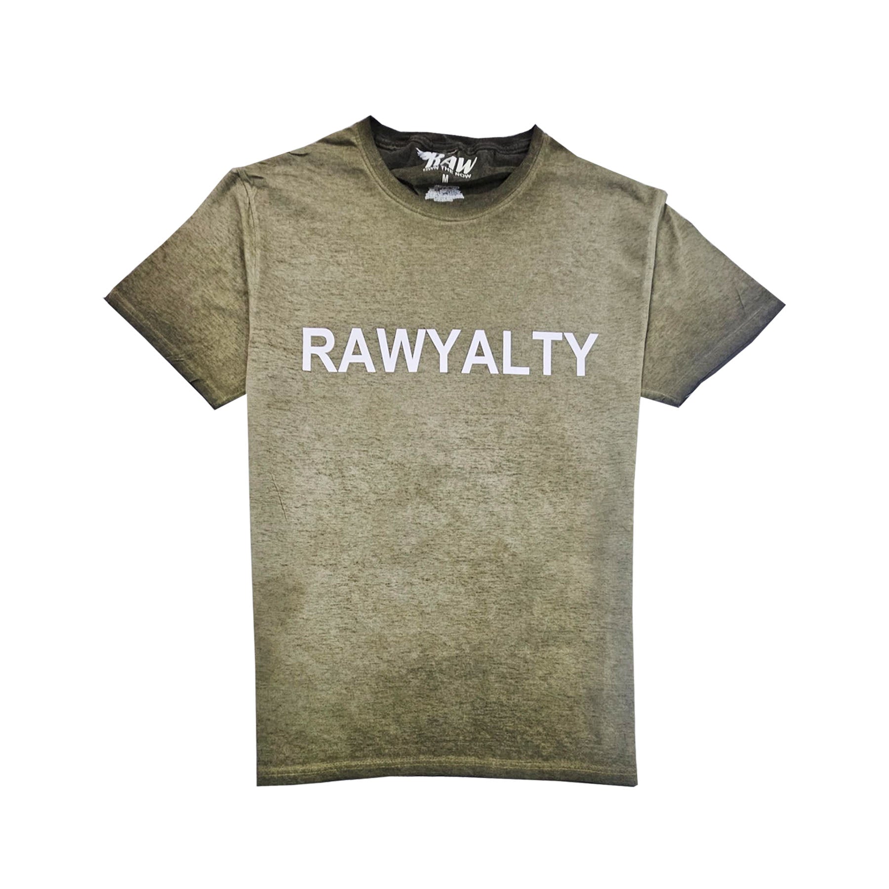 Men 007 RAWYALTY White Rubberized T-Shirt