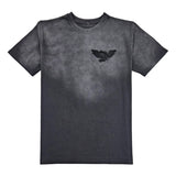 Men Broken Soul Black Chenille T-Shirt