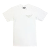 Men Broken Soul White Chenille T-Shirt