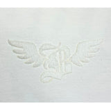 Men Broken Soul White Chenille T-Shirt