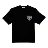 Men BROKEN SOUL BS1W White Silicone T-Shirt