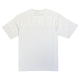 Men BROKEN SOUL BS1W White Silicone T-Shirt