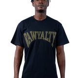 Men Rawyalty Olive Green Chenille T-Shirt