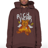 Men Rich Bear Full Bling Hoodie